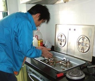 安庆市欧琳燃气灶维修服务案例